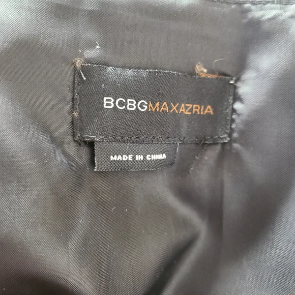 BCBGMaxAzria Silk Taffeta Strapless Bubble Dress Tie Waist Bow 0 - Picture 11 of 14